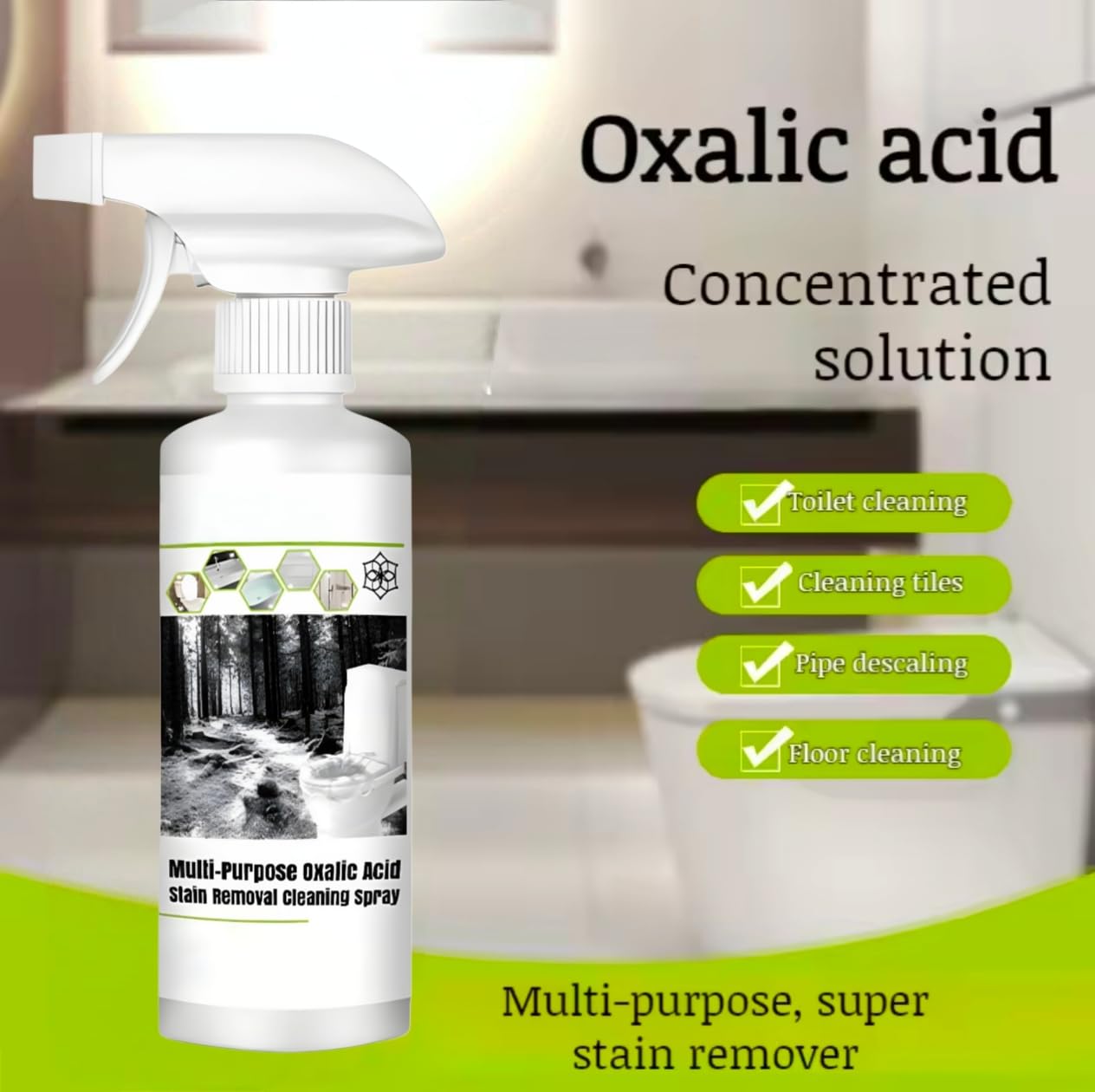 Multi-Purpose Oxalic Acid Stain Removal Spray