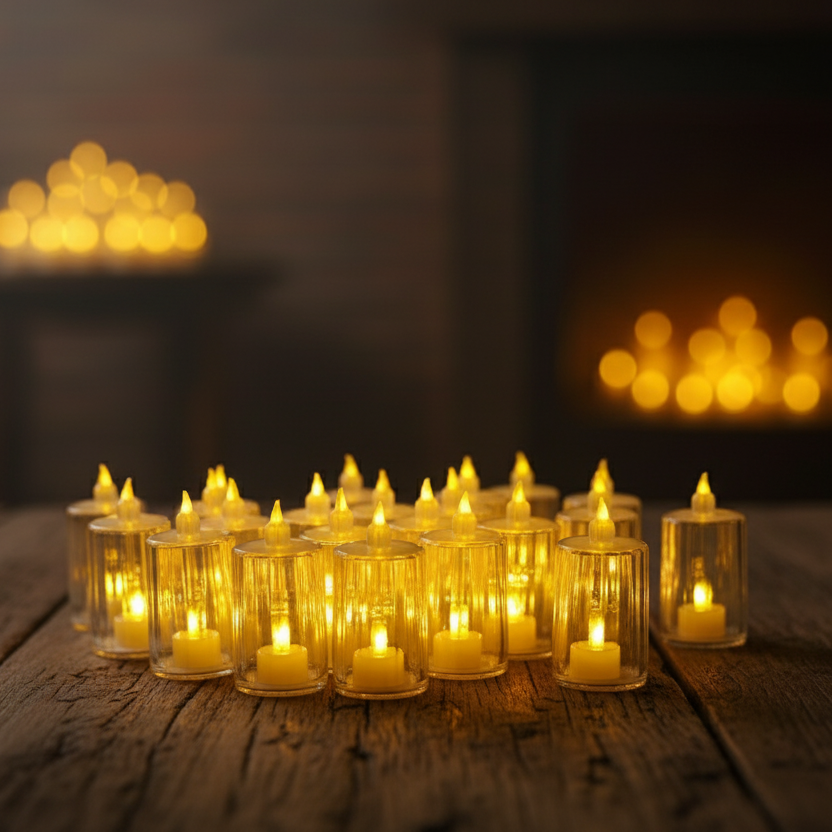 LookSy Mystic Glow Candles | Pack of 4