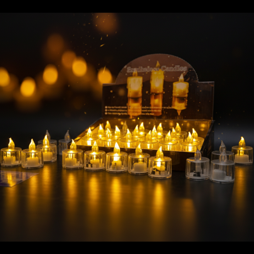 LookSy Mystic Glow Candles (Mini) | Pack of 6