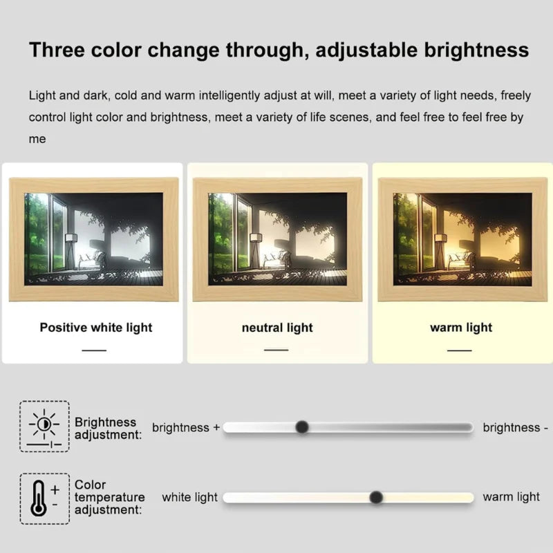 Cozy Room Vista Backlit Art Lamp✨ - With 3 Color Tones