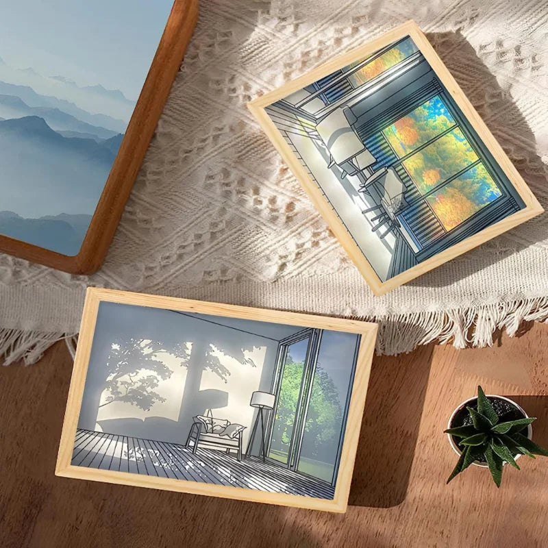Cozy Room Vista Backlit Art Lamp✨ - With 3 Color Tones