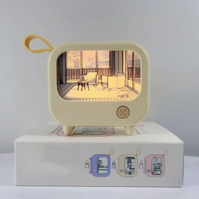 LookSy Mini Retro TV Lamp
