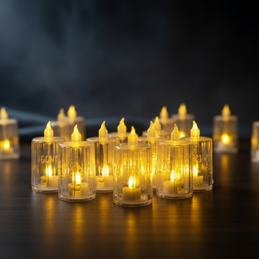 LookSy Mystic Glow Candles | Pack of 4