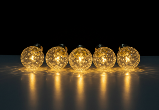 Divine Glow Crystal Orbs | Set of 4